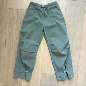 Zara Green Cargo Pants with Jogger-Style Cuffs